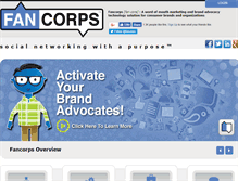 Tablet Screenshot of fancorps.com