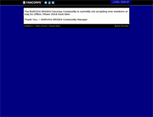 Tablet Screenshot of burningbrides.fancorps.com