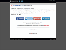 Tablet Screenshot of coheedandcambria.fancorps.com